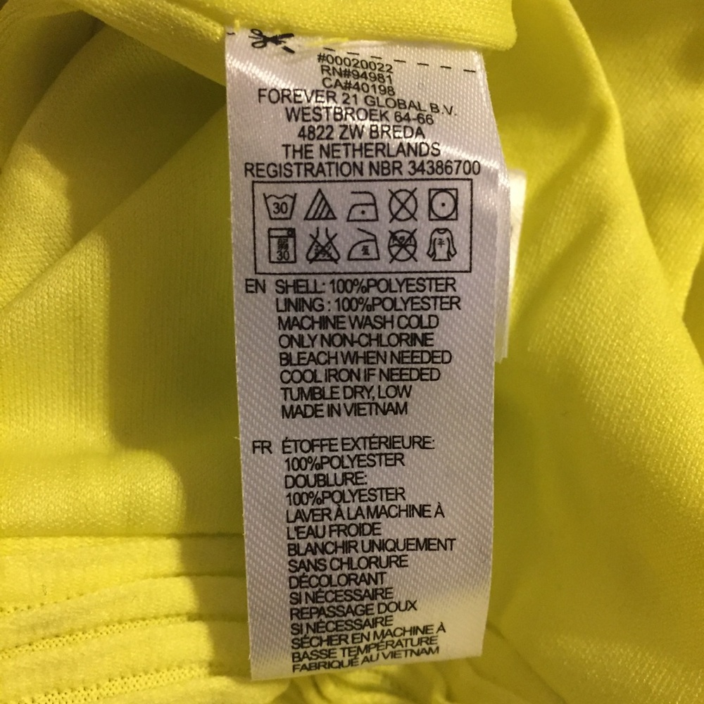 🎉HP🎉 FOREVER 21 Bodycon Neon Dress - Picture 7 of 8